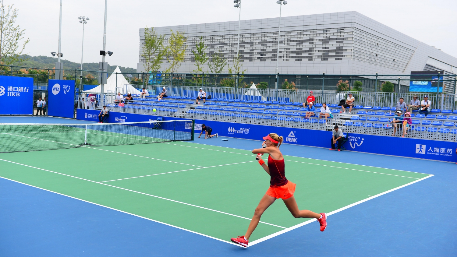 WTA Wuhan Open Stadium Aluminum Bleachers Stadiums Seating Movable