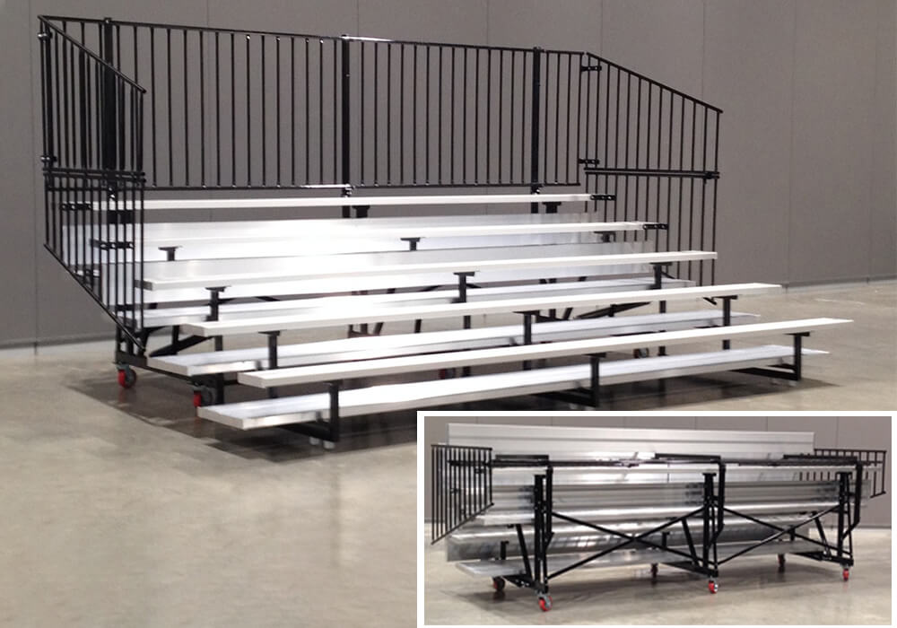 Mountain Portable Aluminum Bleachers